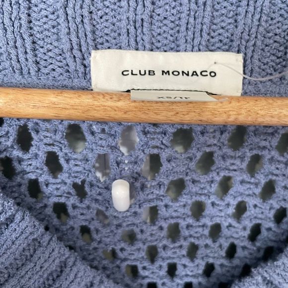 Club Monaco Summer Sweater English Blue XS - Picture 12 of 12